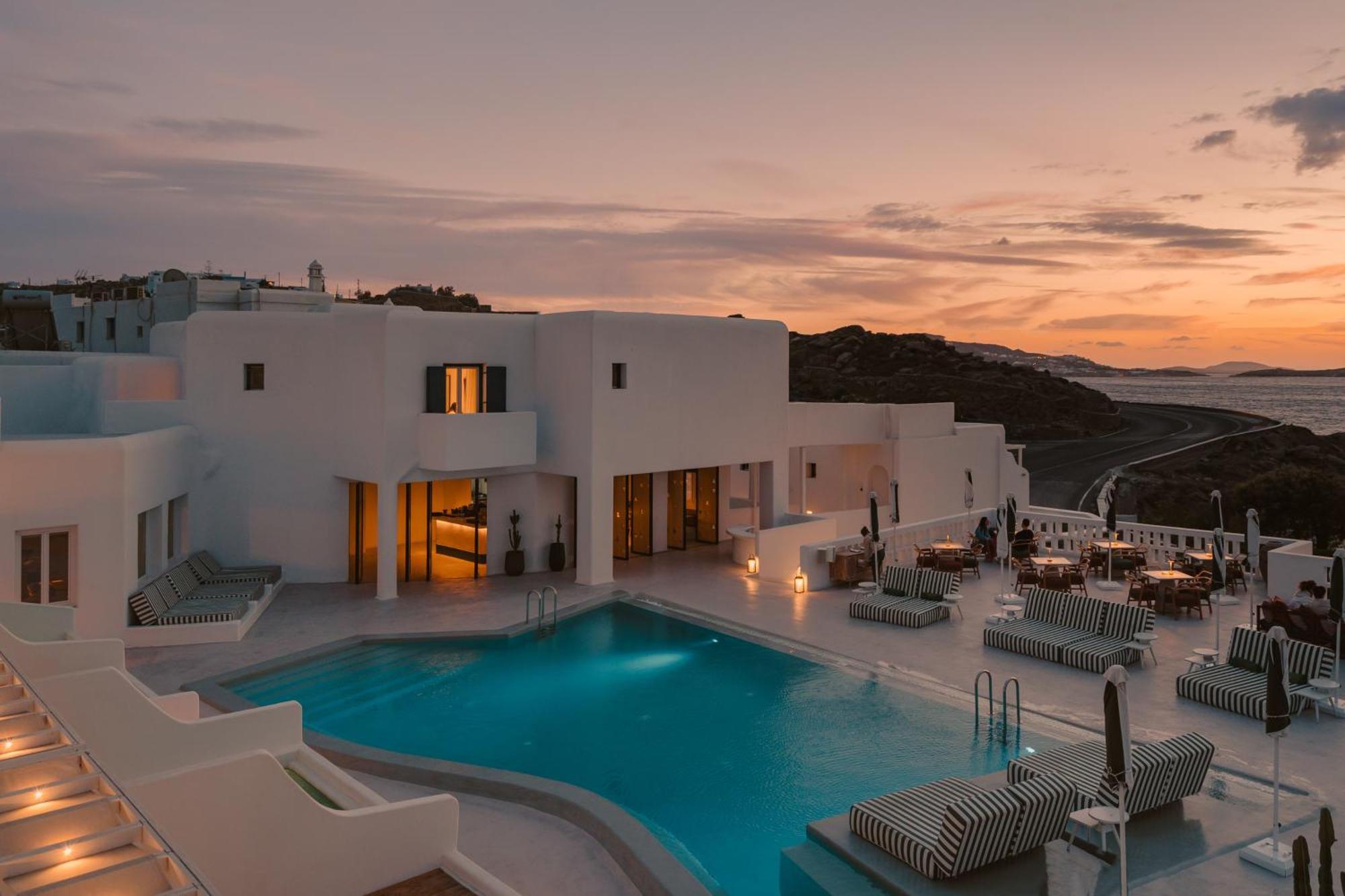 Croco Mykonos Hotel Tourlos Bagian luar foto